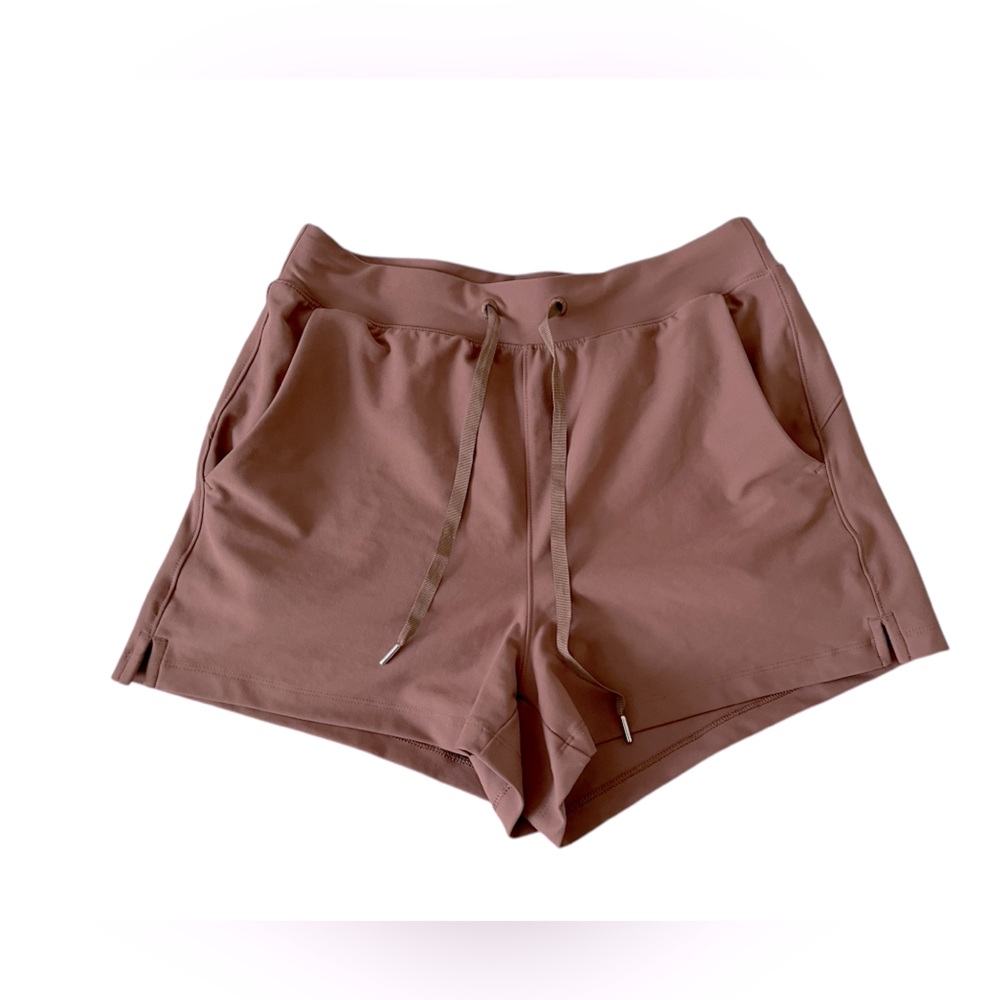 Old Navy Woman’s Tan Athletic Shorts with Elastic Drawstring Waistband, Size S